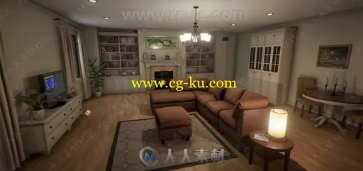 高质量室内家具装饰道具3D模型Unity游戏素材资源的图片8