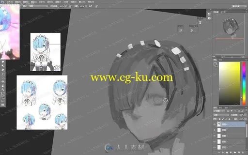 酚酞Fom原画网络班超美插画视频教程的图片1