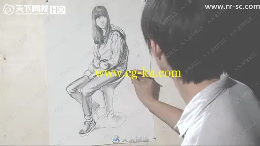 零基础入门人物速写自学手绘视频教程的图片3