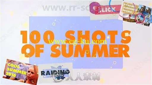 干净清新快速变换夏季照片幻灯片相册动画AE模板合集的图片1