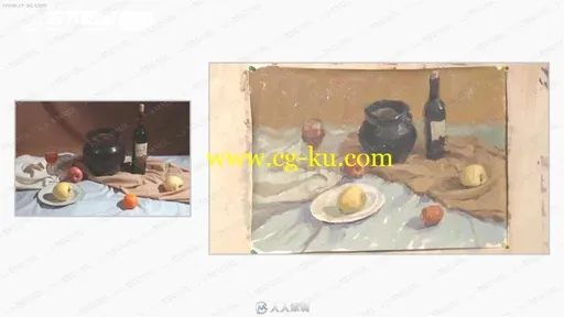 基础素描必看色彩素描速写高考色彩油画视频教程第二季的图片2