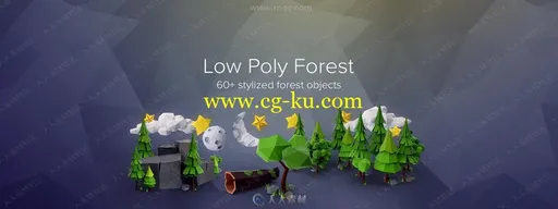 60组各种森林植物相关PSD模板平面素材合集的图片1