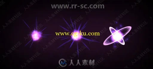 28组炫酷多彩游戏粒子碰撞爆炸特效Unity游戏素材资源的图片1