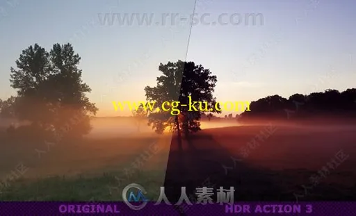 5组HDR高动态复古冷暖色调特效PS动作第六季的图片3
