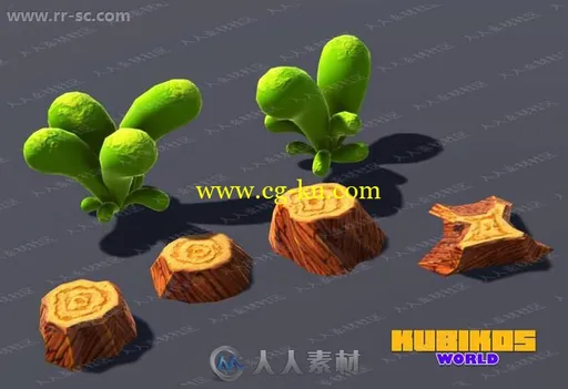 450多组游戏关卡方块太阳草木石块模型Unity游戏素材资源的图片1