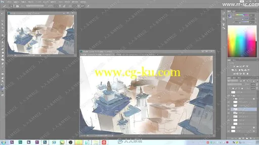 影视动漫游戏人物风景临摹视频教程的图片1