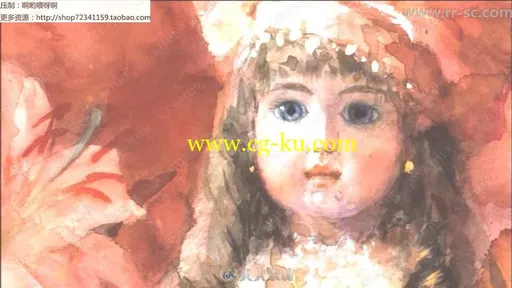 永山裕子唯美花卉静物水彩视频教程的图片2