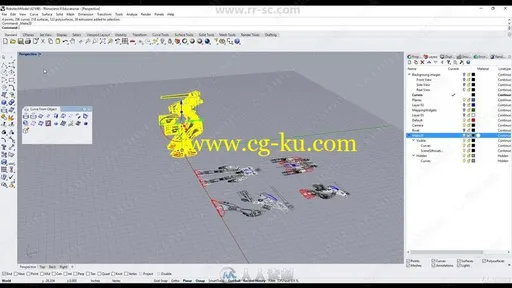 Rhino 3D V5V6工业设计从初级到高级视频教程的图片2