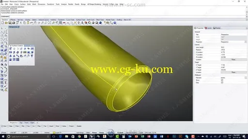 Rhino 3D V5V6工业设计从初级到高级视频教程的图片3