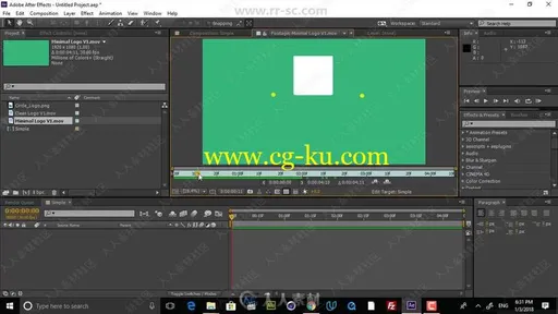 AE标志Logo演绎动画实例训练视频教程的图片1