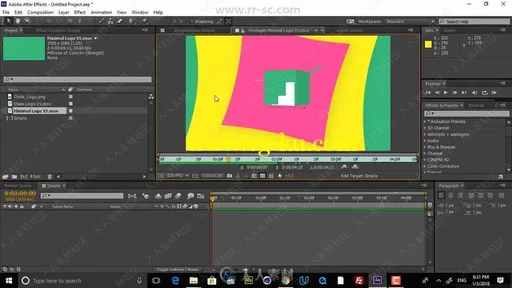 AE标志Logo演绎动画实例训练视频教程的图片2