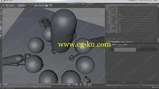 C4D宇宙飞船着陆器建模制作视频教程的图片3