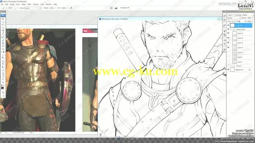 韩国LenN画师插画绘制视频教程的图片2