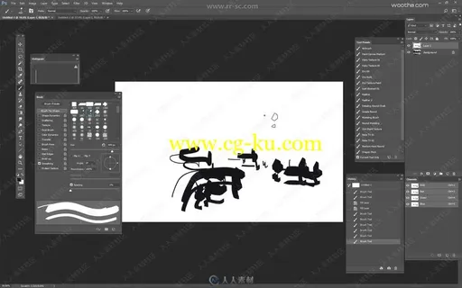 PS自定义画笔笔刷实例制作视频教程的图片1