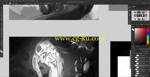 国外超酷角色绘画大师级训练视频教程的图片2