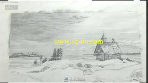素描风景潭州素描教程基础到进阶视频教程第二季的图片3
