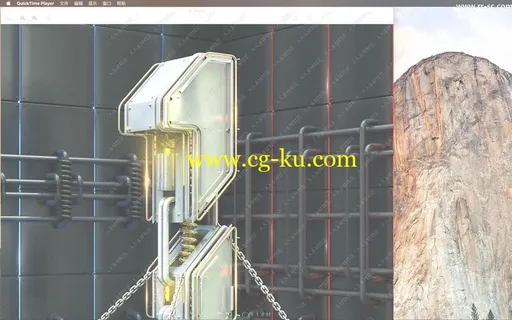 肖坤前C4D金属文字建模渲染视频教程的图片1