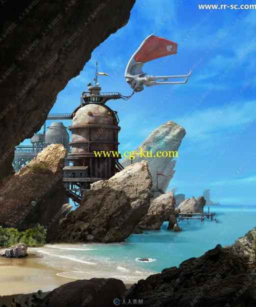 Maya概念设计环境布景综合制作视频教程的图片1