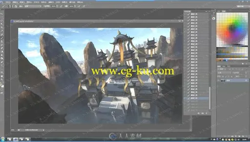 绿榴莲场景班课程游戏原画绘画系列视频教程的图片3