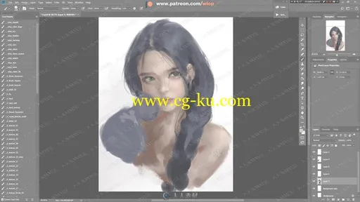 2018年插画师wlop7月份绘画视频教程第一季的图片3