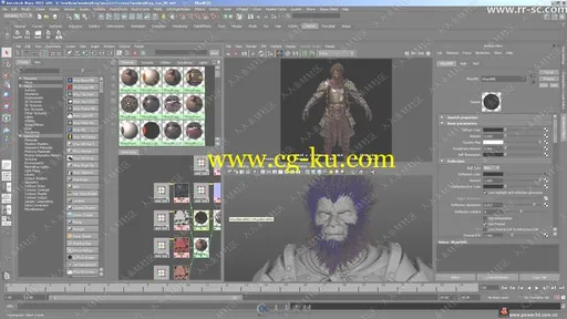 ZBrush猴子分解制作训练实例视频教程的图片3