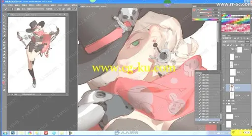 曼奇立德人物角色原画设计视频教程的图片1