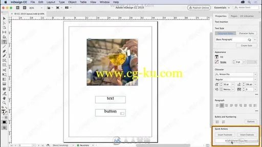 InDesign CC 2019新功能技术训练视频教程的图片2