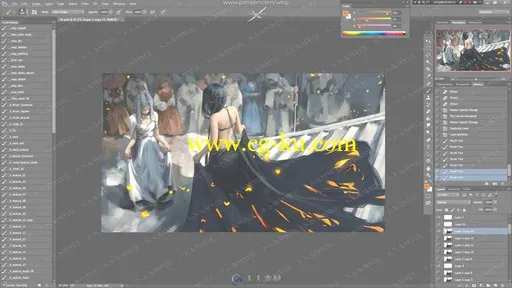 WLOP大神原画设计作品视频教程第四季的图片3