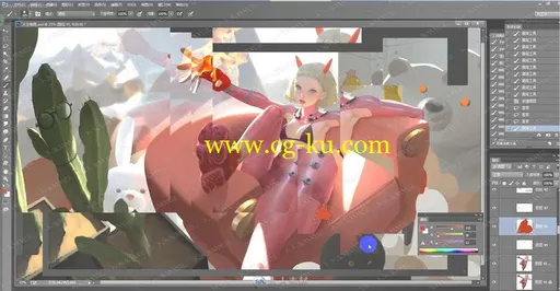 曼奇立德游戏漫画角色绘画暑期班核心视频教程的图片3