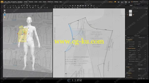 Marvelous Designer 7大师级超逼真女性皮夹克服装实例制作视频教程的图片1