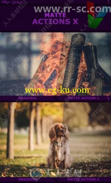 哑光柔和人像景物调色艺术特效PS动作第十季的图片2