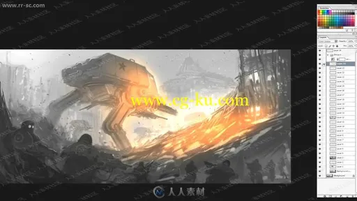 概念大师朱峰30个大场景概念设计视频教程上的图片2