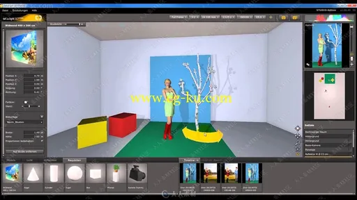 Set A Light 3D Studio摄影棚布光软件V2.00.04版的图片2