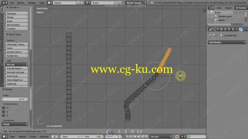 Blender变形工具3D建模技术训练视频教程的图片2