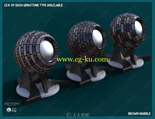 多种不同风格花纹干净优雅室内瓷砖3D模型合集的图片3