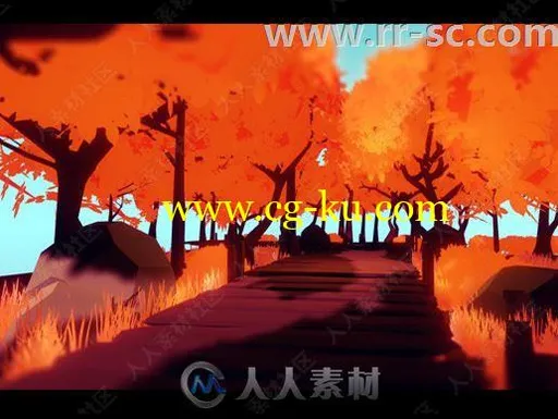 美丽卡通大自然场景Unity游戏素材资源的图片3