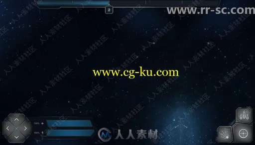 科幻第一人称射击游戏HUD插件Unity游戏素材资源的图片3