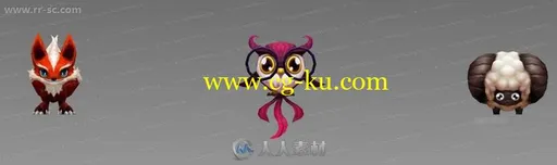 魔霸传说游戏全套角色模型怪物资源3D模型的图片2