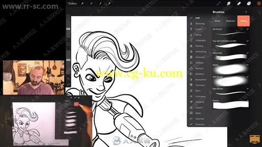 Procreate数字绘画艺术指南大师级视频教程的图片2