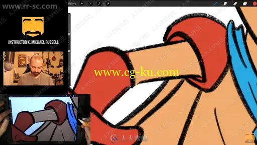 Procreate数字绘画艺术指南大师级视频教程的图片3