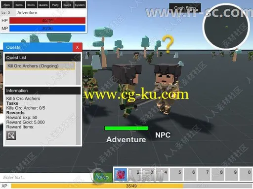 生存行动RPG游戏脚本Unity游戏素材资源的图片1