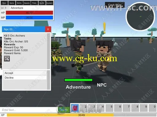 生存行动RPG游戏脚本Unity游戏素材资源的图片2
