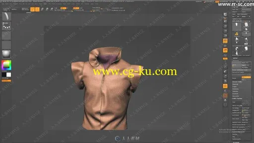 Zbrush+Maya游戏人物建模视频教程的图片3