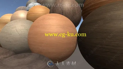 34组美丽不同花纹木地板材质与材料模型Unity游戏素材资源的图片1