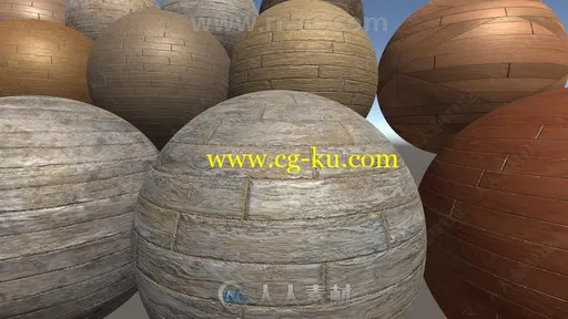 34组美丽不同花纹木地板材质与材料模型Unity游戏素材资源的图片2