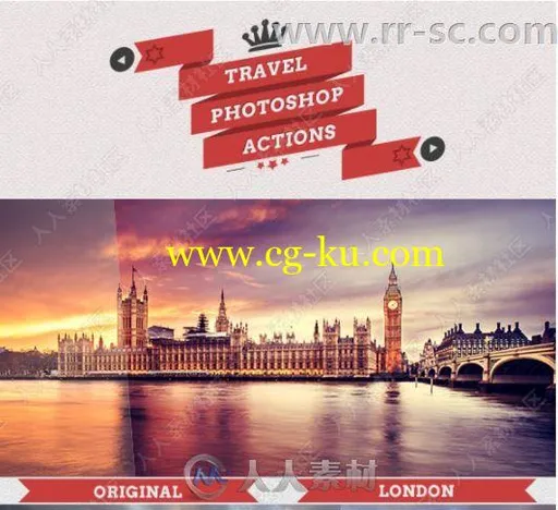 25组专业旅游风景调色艺术特效PS动作的图片1