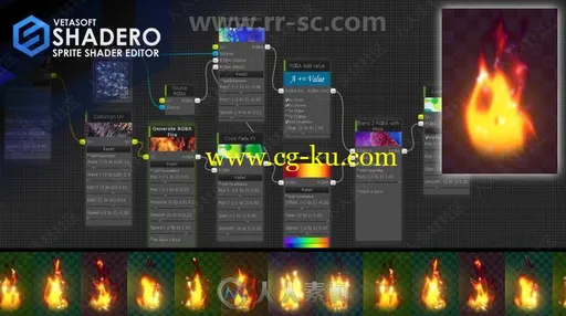 快速方便精灵着色编辑器可视化脚本工具Unity游戏素材资源的图片3