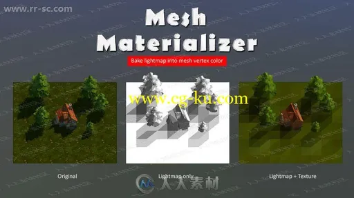 动画网格材质碎片整合视觉风格Unity游戏素材资源的图片3