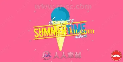 优雅简洁夏季景点景观镜头切换风格幻灯片相册动画AE模板合集的图片1