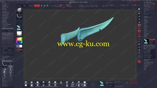 Zbrush精致女精灵角色雕刻艺术实例制作视频教程的图片2